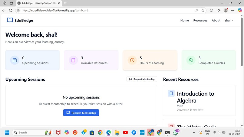 EduBridge– Learning Support for Underserved Communities – screenshot 10