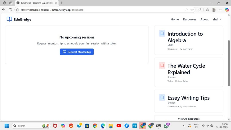 EduBridge– Learning Support for Underserved Communities – screenshot 9