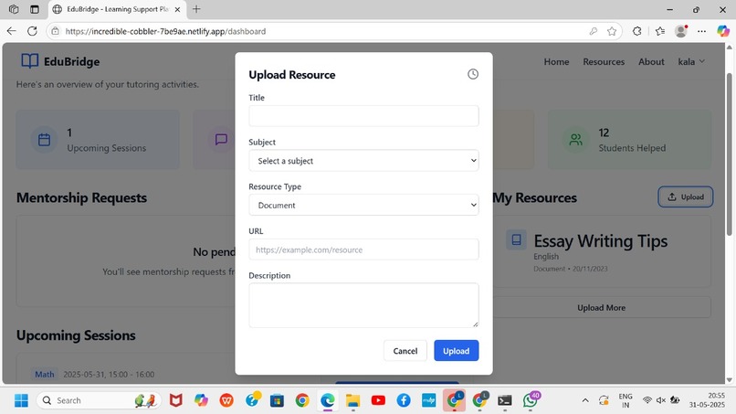 EduBridge– Learning Support for Underserved Communities – screenshot 11