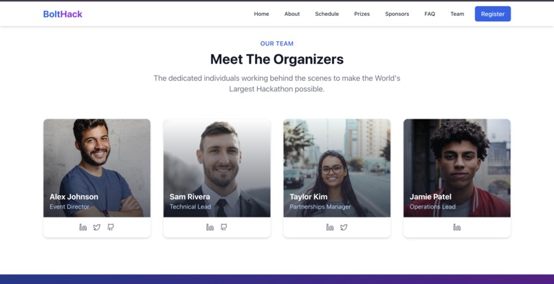World’s Largest Hackathon web page – screenshot 8
