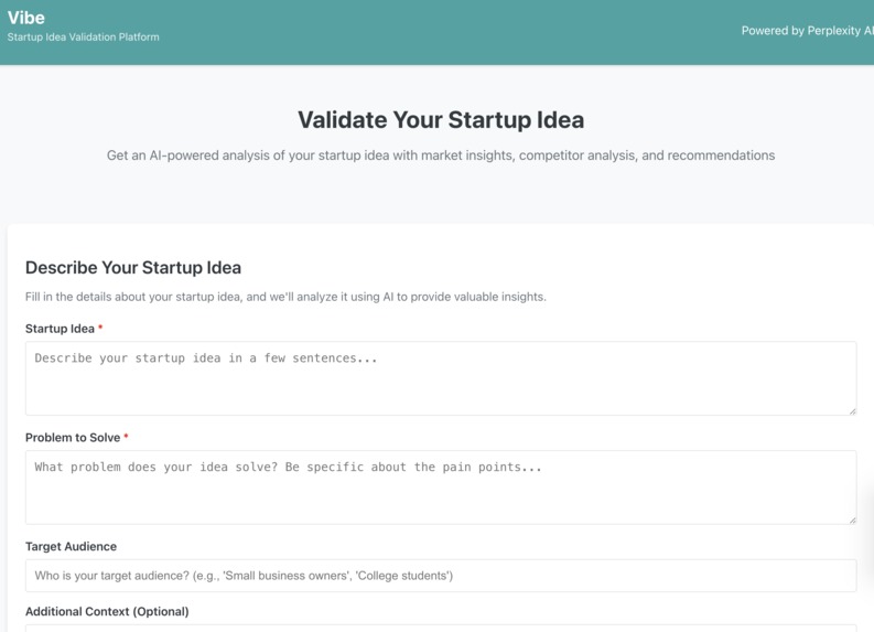 Vibe Startup – screenshot 2