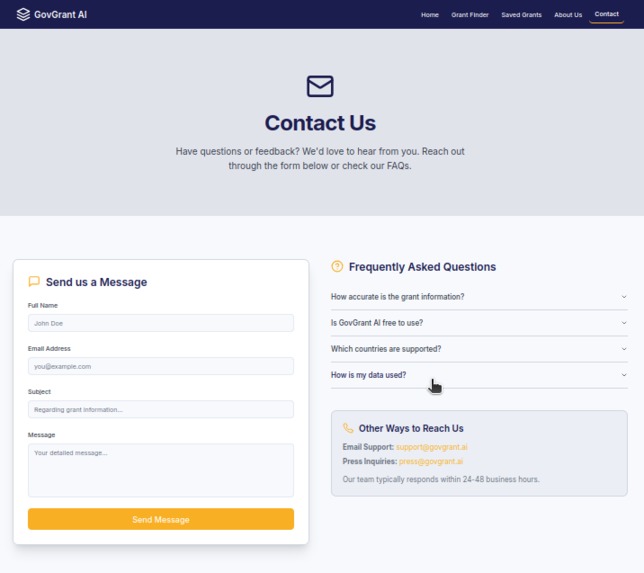GovGrant AI – screenshot 5
