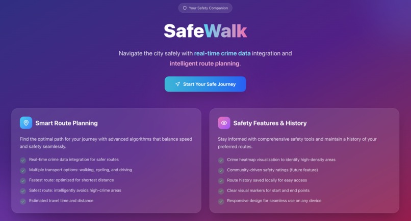 SafeWalk  – screenshot 1