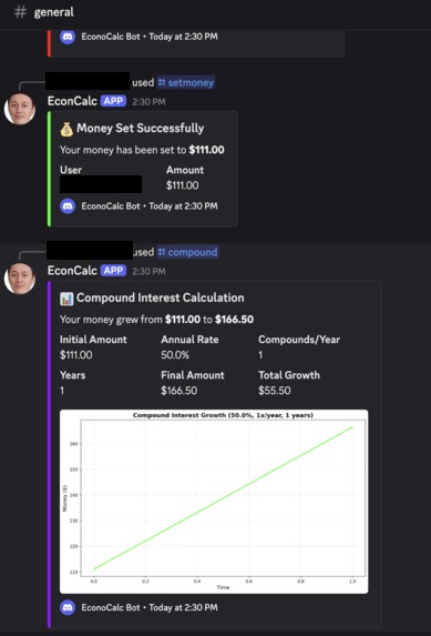 Economic Calculator – screenshot 2