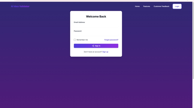 Valid StartUp – screenshot 1