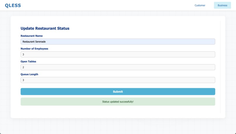 QLess – screenshot 1