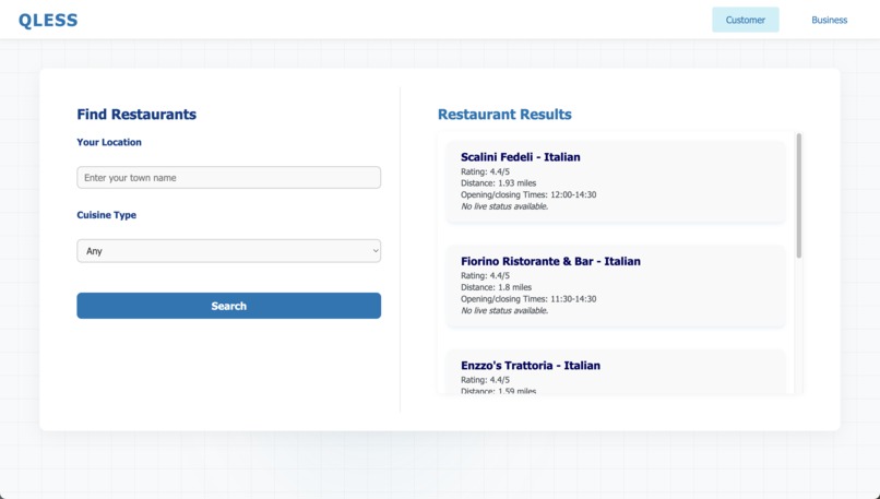QLess – screenshot 3