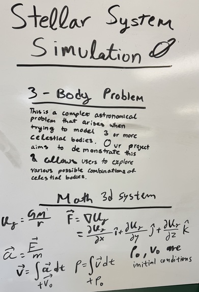 Stellar System Simulation – screenshot 1