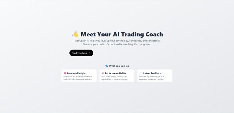 TradeCoach AI – screenshot 2