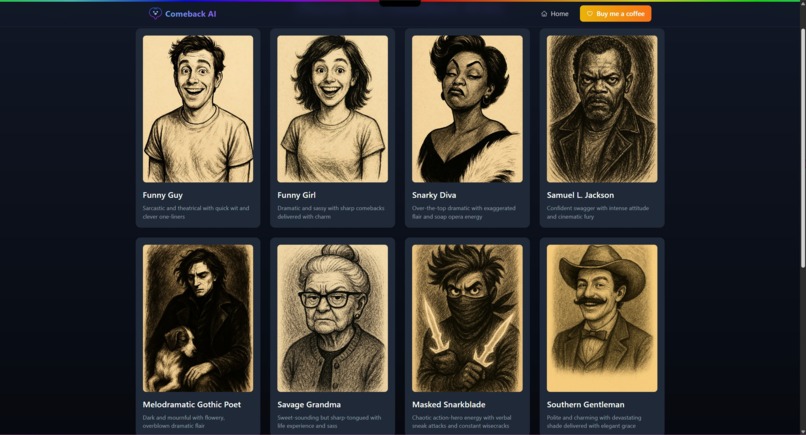 comeback-ai – screenshot 2