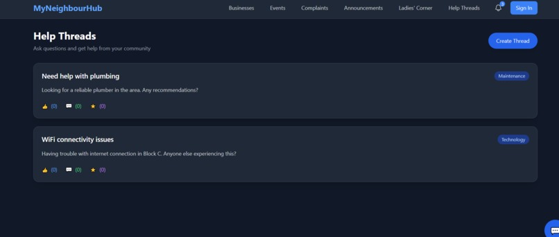 MyNeighbourHub  – screenshot 5