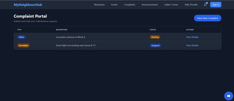 MyNeighbourHub  – screenshot 6