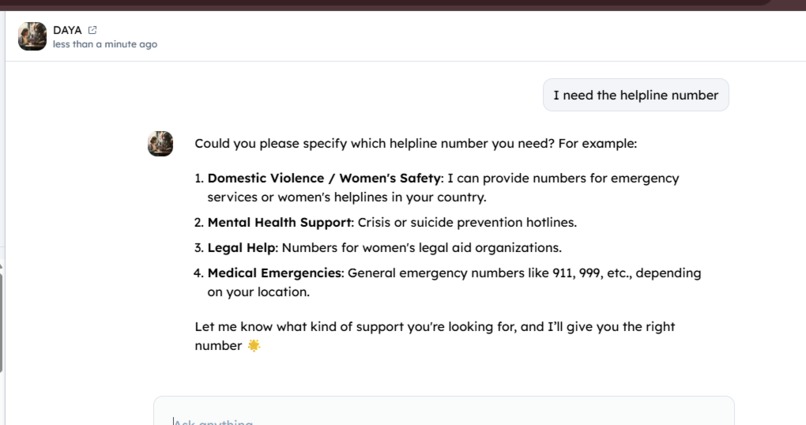 DAYA – screenshot 1