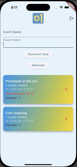 Plus1 – screenshot 2