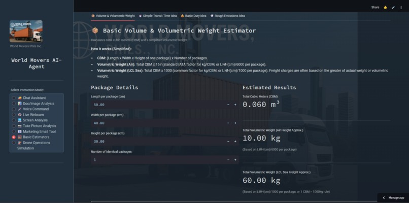  World Movers AI-Agent Drone, Customer Service, & Marketing – screenshot 6