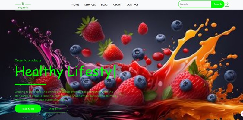 Fresh-Fruit-Website – screenshot 1