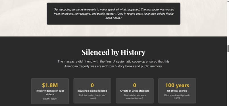 Black Wall Street Memorial – screenshot 5