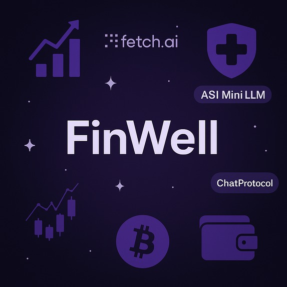 FinWell: Your Personal Finance & Health Copilot on Fetch.ai – screenshot 1