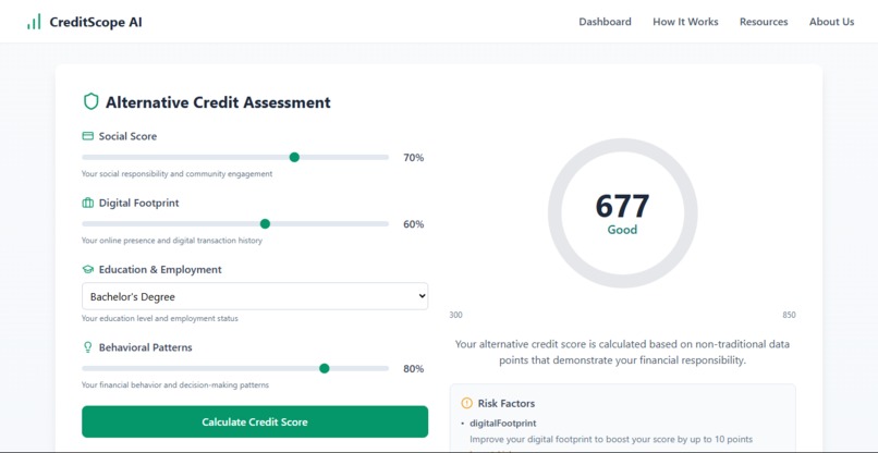 CreditScope AI – screenshot 2