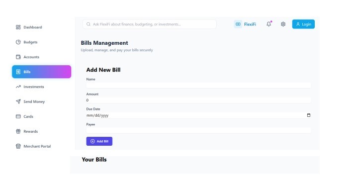 FlexiFi - Smart Personal Finance Management – screenshot 4