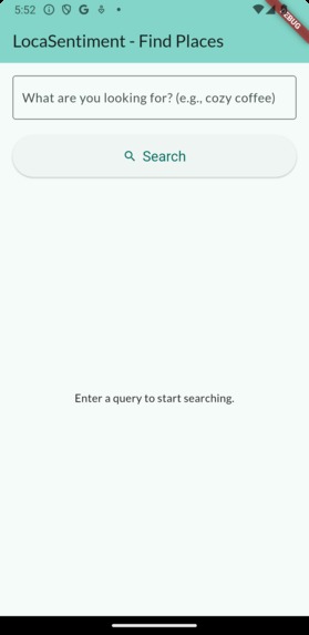 LocaSentiment – screenshot 1