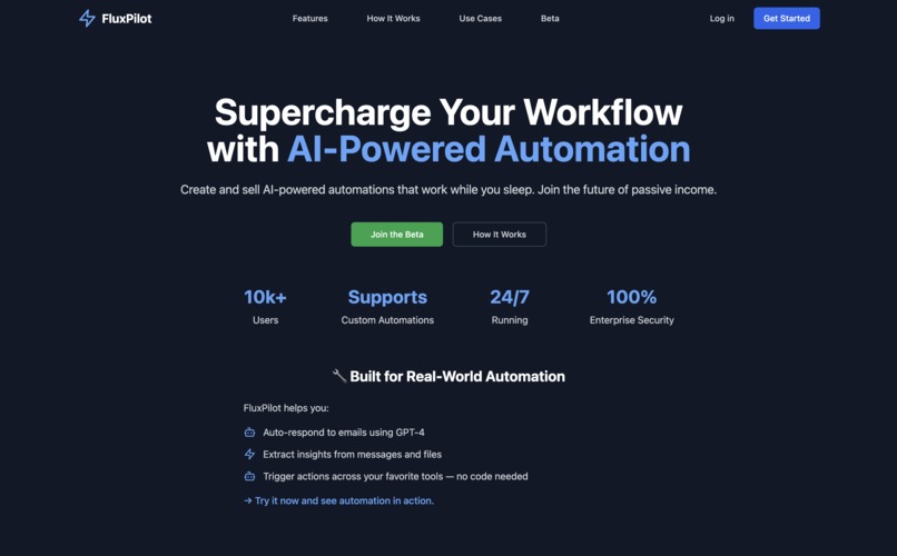 Fluxpilot  – screenshot 1