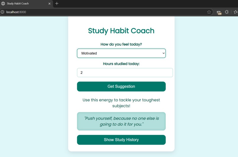 Study-Habit-Coach – screenshot 2