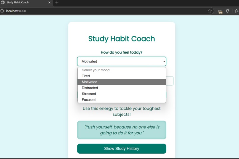 Study-Habit-Coach – screenshot 3