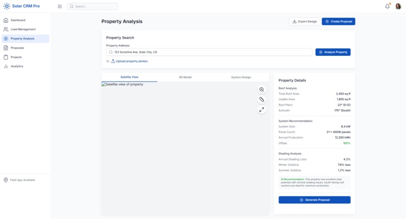 Solar CRM Pro – screenshot 2