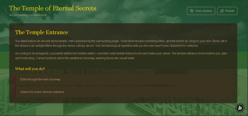 ChooseAdventura: A Choose Your Own Adventure Game – screenshot 2