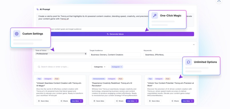 Trenzy.ai – screenshot 1