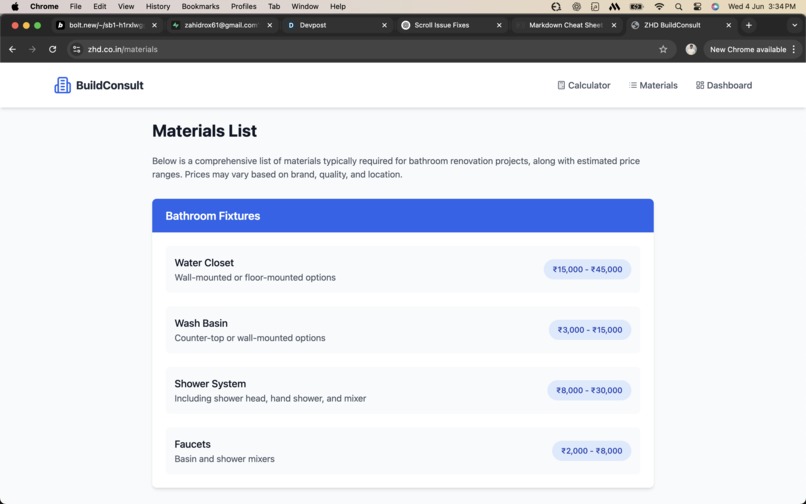 Building Material Marketplace – screenshot 2