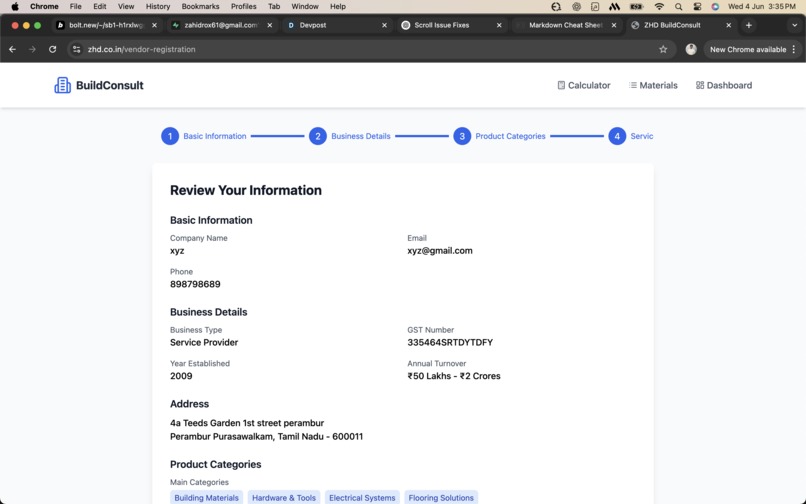 Building Material Marketplace – screenshot 3