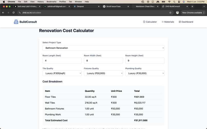 Building Material Marketplace – screenshot 4