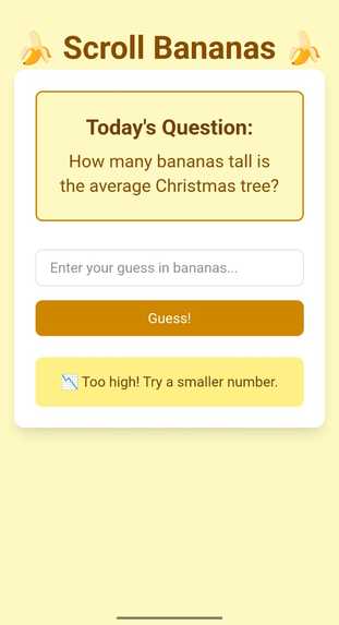 Scroll Bananas – screenshot 1