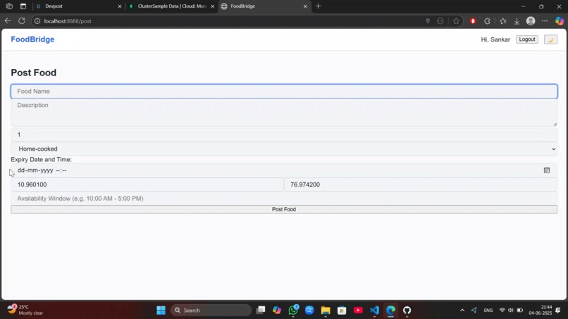FoodBridge – screenshot 5