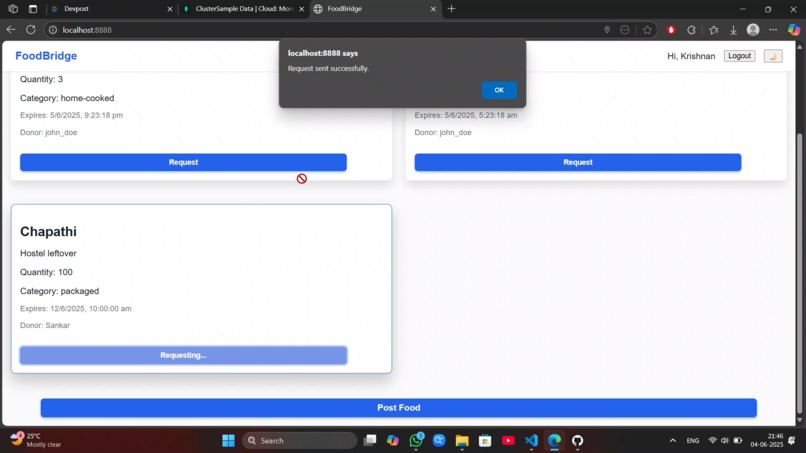 FoodBridge – screenshot 6