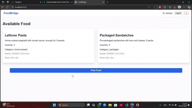 FoodBridge – screenshot 7