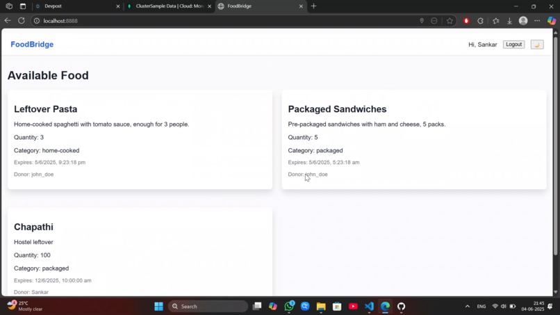 FoodBridge – screenshot 9