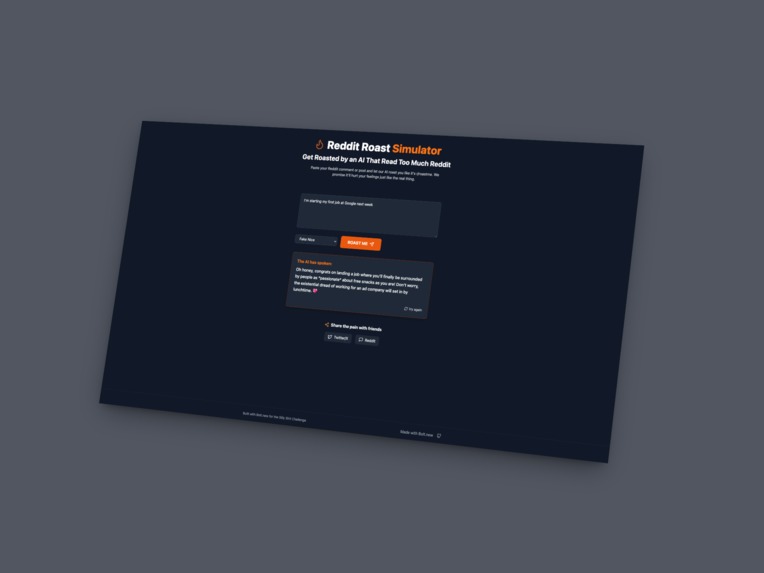 Reddit Roaster – screenshot 2