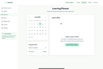 Sulhofa – The Slow and Steady Learning Companion