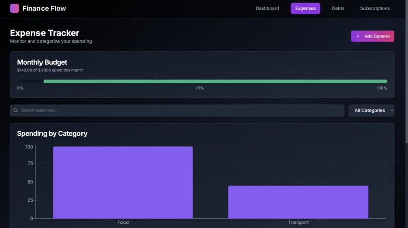 Finance Flow – screenshot 2