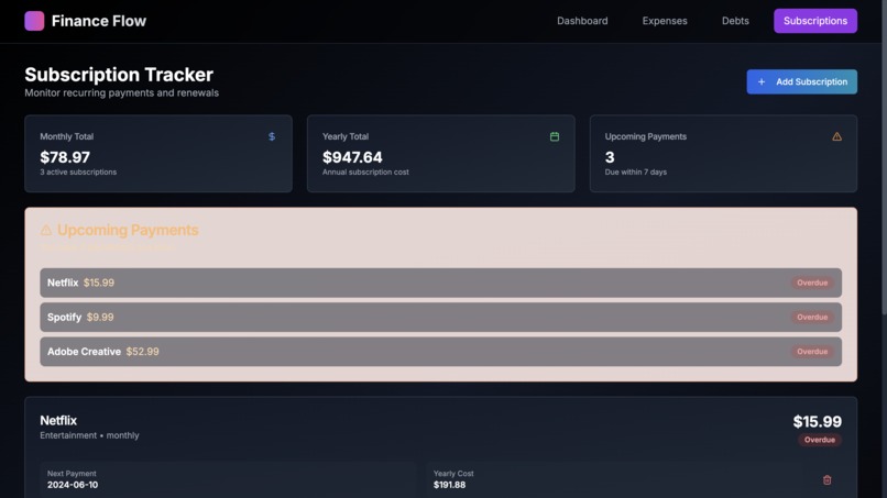 Finance Flow – screenshot 3
