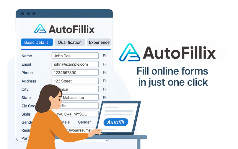 AutoFillix - Smart & Secure Form Autofiller – screenshot 1