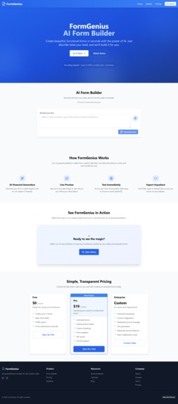 FormGenius - AI Form Builder – screenshot 1
