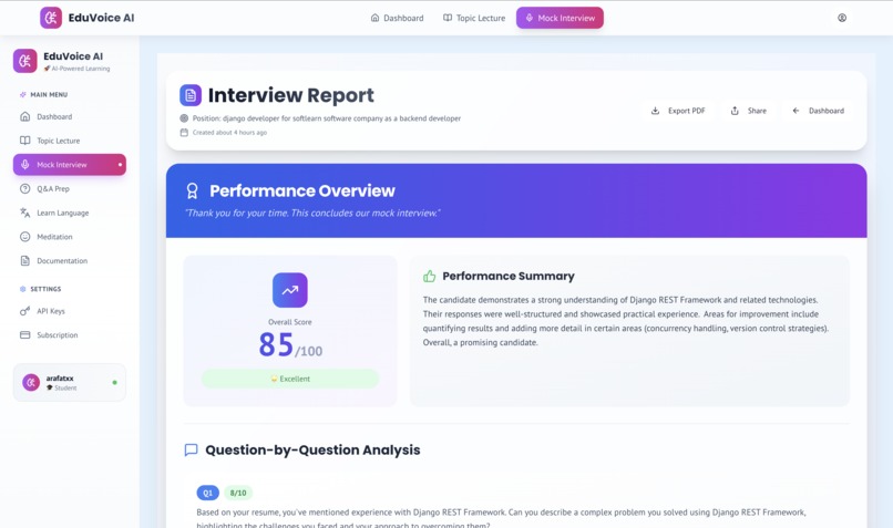 EduvoiceAI – screenshot 9