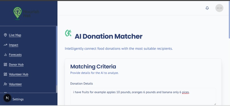 Nourishnet – screenshot 1