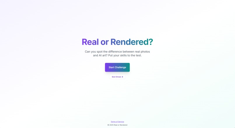 Real or Rendered – screenshot 1