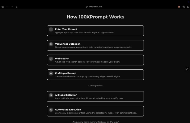 100XPrompt – screenshot 3