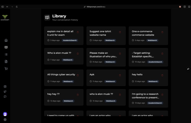 100XPrompt – screenshot 8